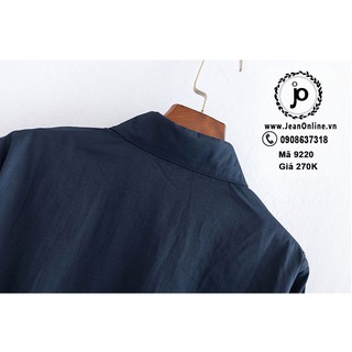 BIGSIZE - Áo sơ mi gân tay dài (MS: 9220)