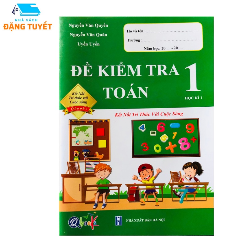 Sách - Combo Bài Tập Tuần và Đề Kiểm Tra Lớp 1 kết Nối tri Thức Với Cuộc Sống - Môn Toán và Tiếng Việt  Học kỳ 1(4 cuốn)
