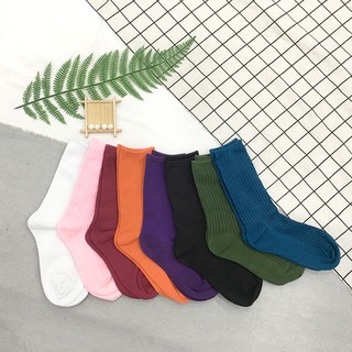 Tất nhún cổ cao gân tăm vintage Hàn Quốc, TG21