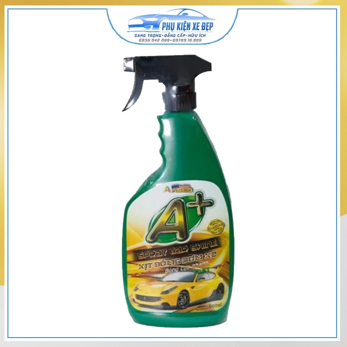 Xịt Bóng Sơn cho ô tô ⚡FREESHIP⚡ (A+ SPRAY CAR SHINE)