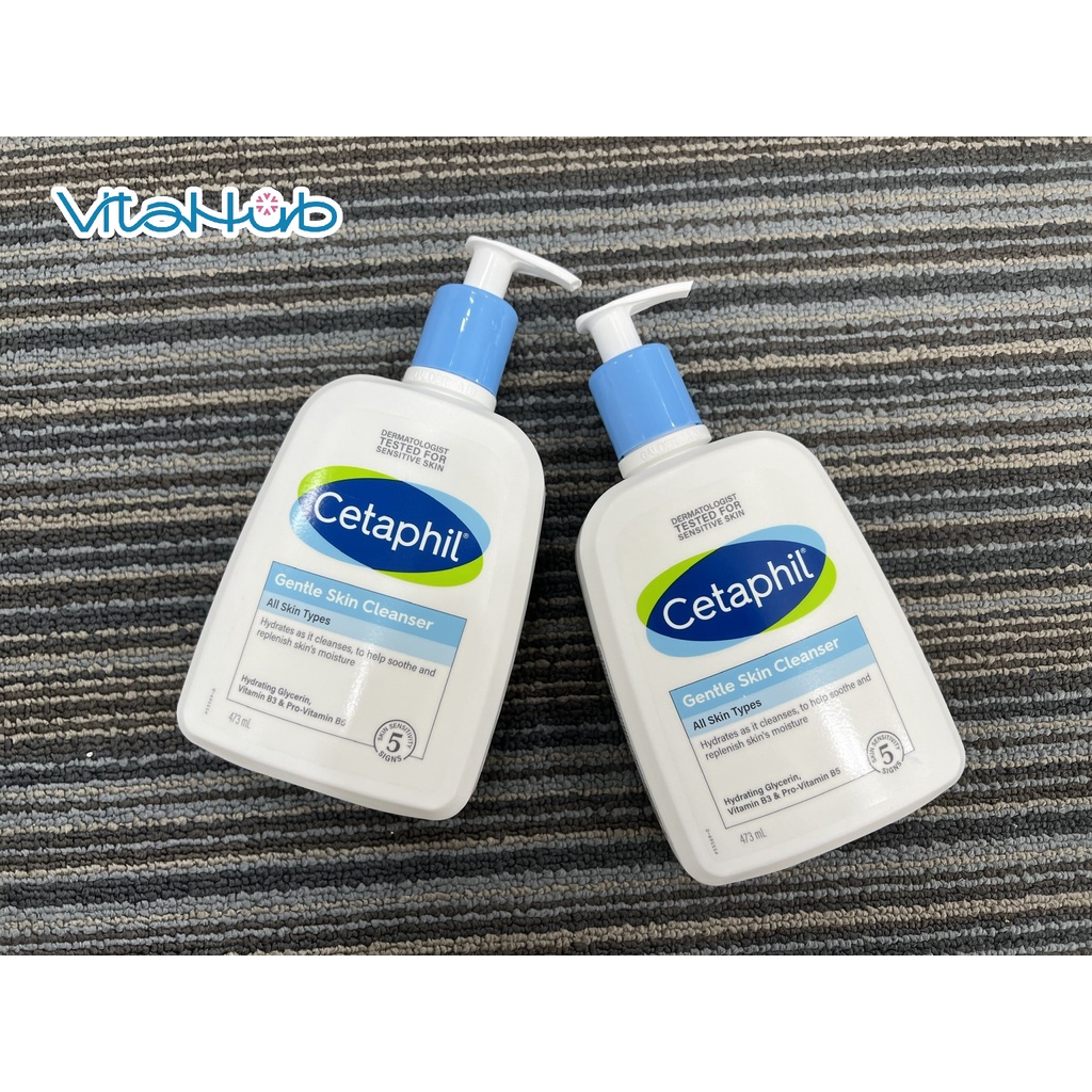 Sữa rửa mặt làm sạch dịu nhẹ Cetaphil Gentle Skin Cleanser 473ml