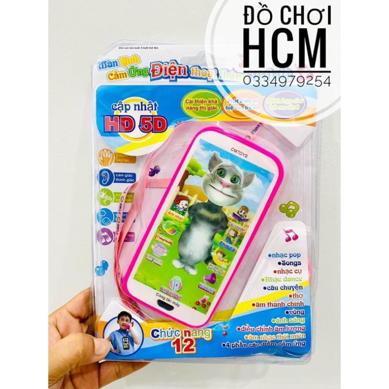 Đồ chơi ipad/ điện thoại mèo tom thông minh, biết kể chuyện, làm thơ, chơi nhạc, ru bé ngủ