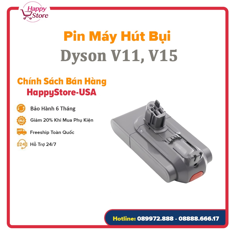 PIN MÁY HÚT BỤI DYSON V11, V15