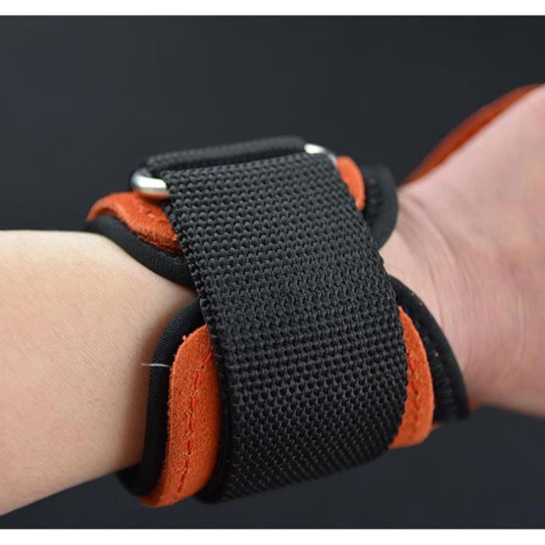 Găng Tay Tập Gym - Dây Kéo Lưng - Strap da bò chính hãng VALEO cao cấp