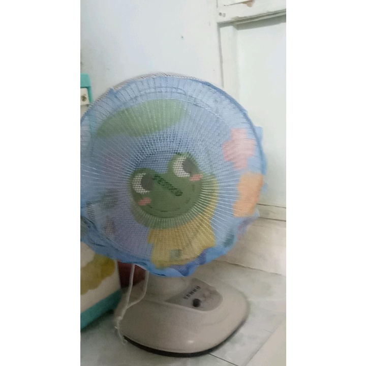 Lưới bọc quạt máy dày dặn SIZE TO an toàn cho bé