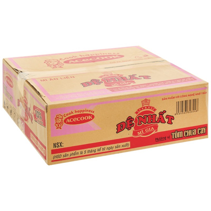 THÙNG 30 GÓI MÌ ĐỆ NHẤT THỊT BẰM/ TÔM CHUA CAY | BigBuy360 - bigbuy360.vn