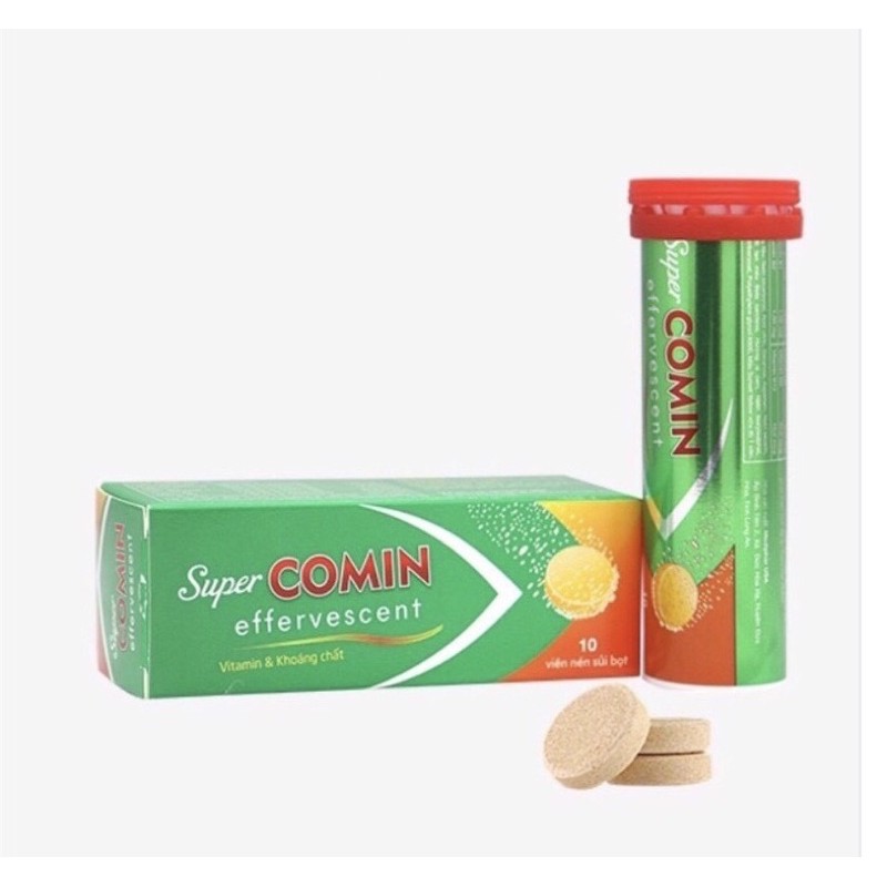 Sủi C Super comin _Bổ sung vitam và khoáng chất, tăng sức đề kháng, nâng cao sức khoẻ