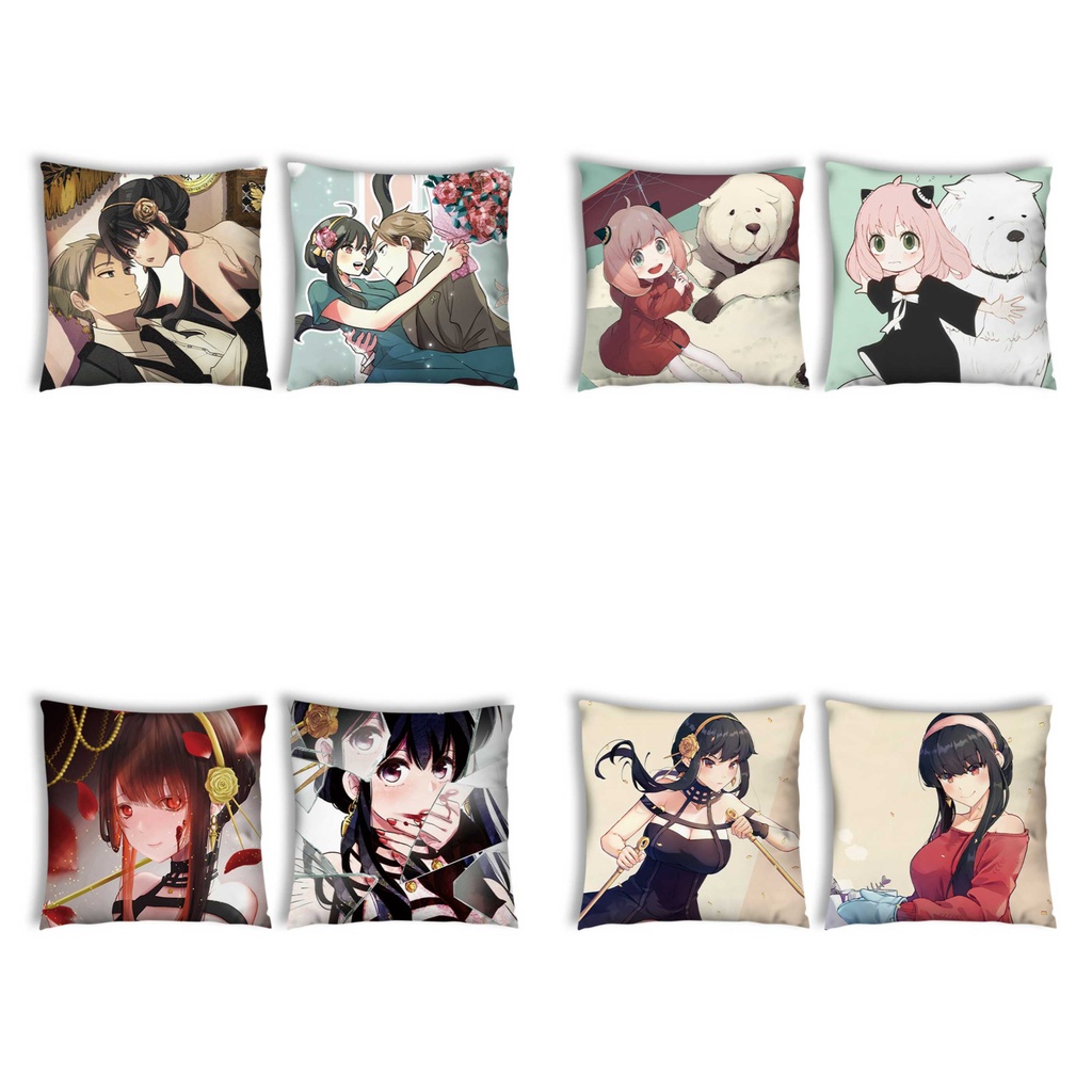 Gối IN HÌNH SPY x FAMILY GIA ĐÌNH ĐIỆP VIÊN anime chibi gồm cả vỏ và ruột tiện lợi xinh xắn