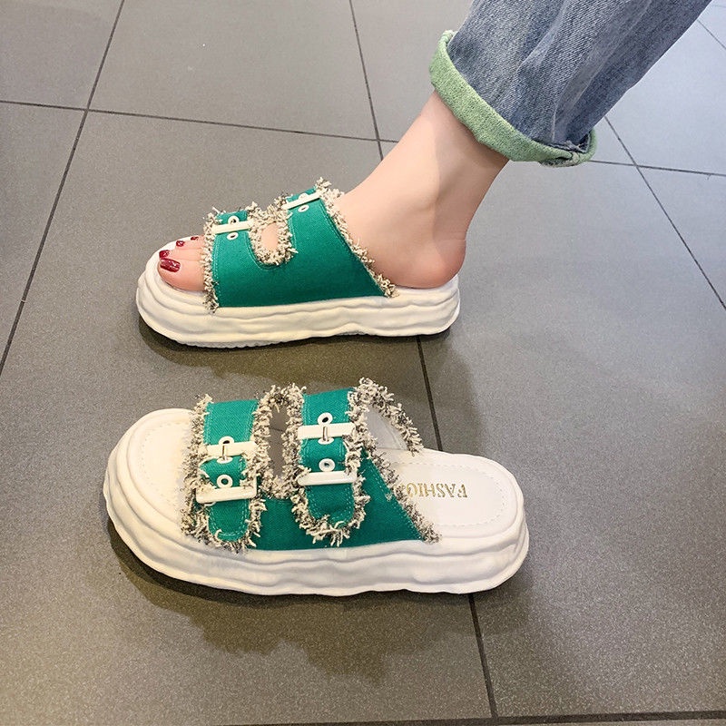 Dép Sandal Đế Dày Phong Cách Mới Mùa Hè