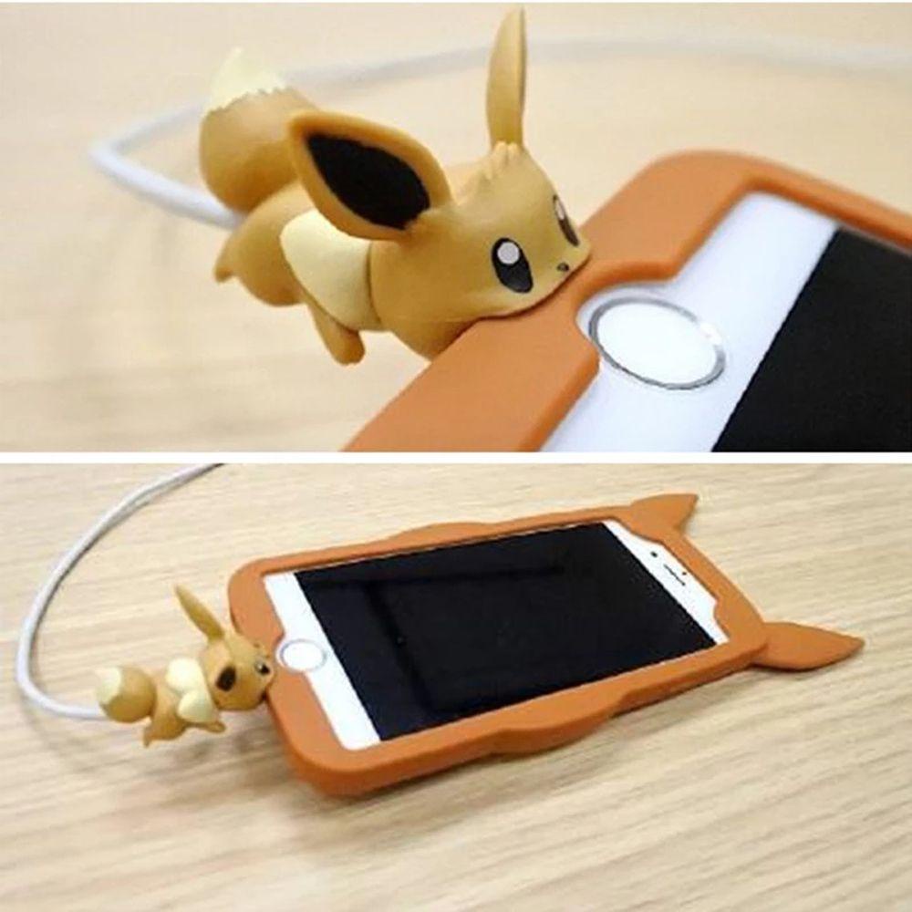 Phụ Kiện Bảo Vệ Dây Cáp USB / Tai Nghe Điện Thoại Hình Pikachu Pokemon