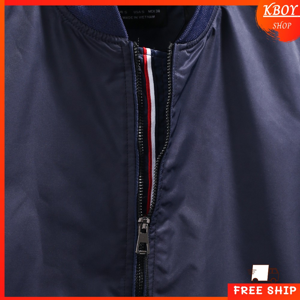 Áo Khoác Dù Nam Kboy Shop Cao Cấp Vải Mềm Mịn, Phong Cách Thu Đông  2 Lớp Chống Lạnh Tốt, Chống Nước Nhẹ - ZR01
