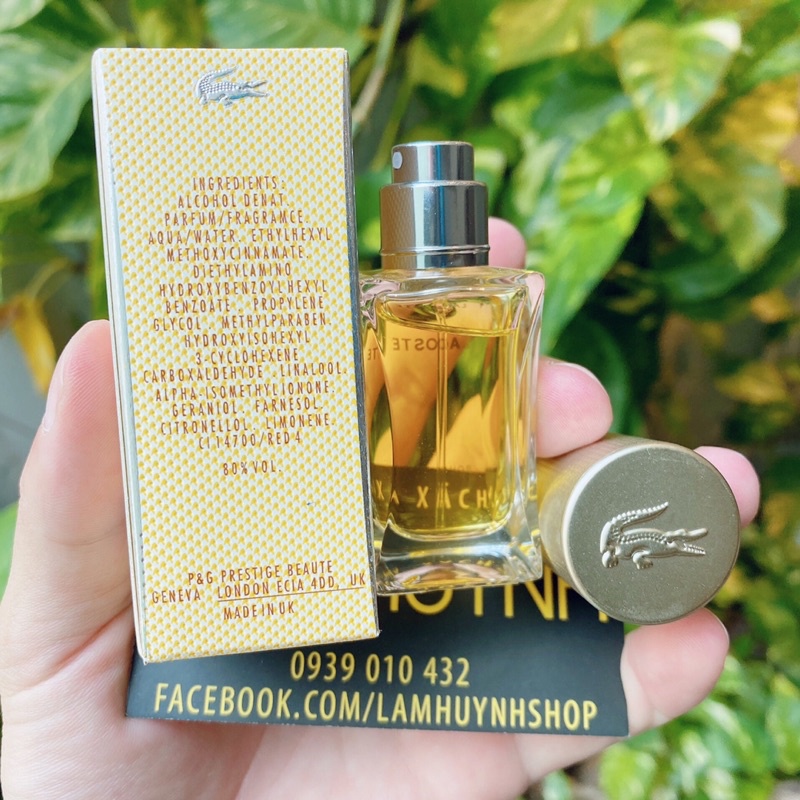 Nước hoa mini LACOSTE POUR FEMME edp 15ml