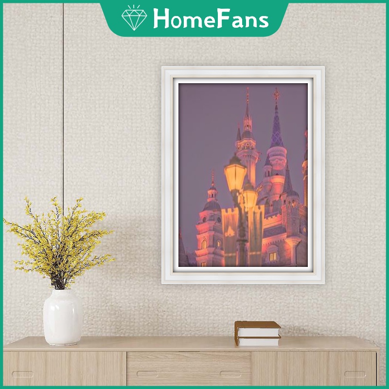 Bộ Tranh Đính Đá 5D Tự Làm 30X40cm Hình Phong Cảnh Thành Phố