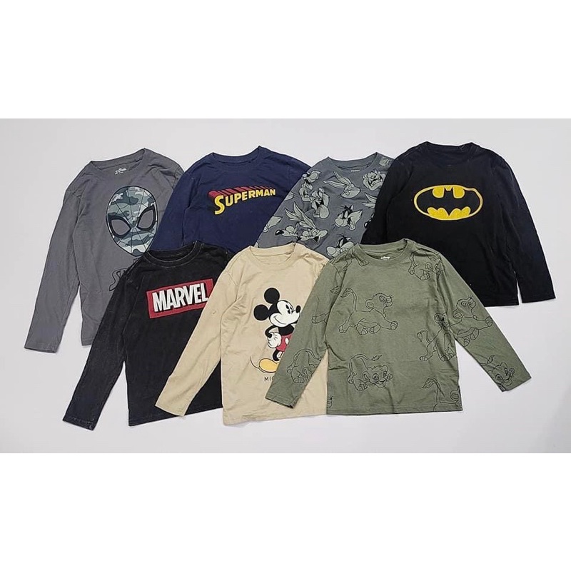 Áo cotton dài tay F.O.X bé trai