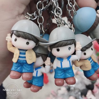 Móc khoá ông bà cụ (nhựa cứng xịn)