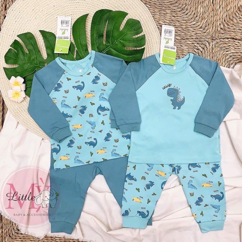 Set 2 Bộ Raglan BT dày Lullaby 2020