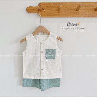 Bộ ba lỗ BeeMoo bé trai
