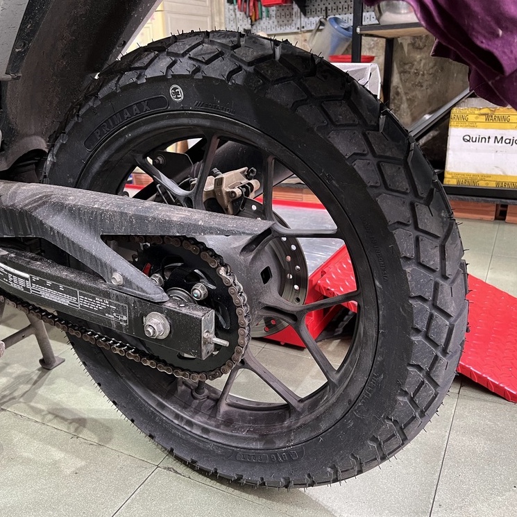 Vỏ xe Primaax không ruột gai địa hình phù hợp cho touring và aventure