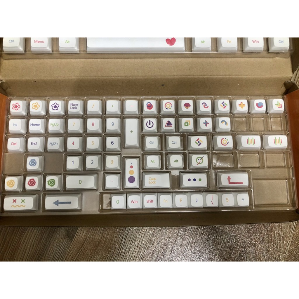 Bộ keycap bàn phím cơ profile XDA - Color 140 nút