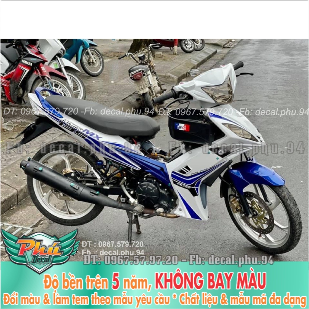 Tem Rời Ex 2006-2010 Trắng xanh in trong (K) -1