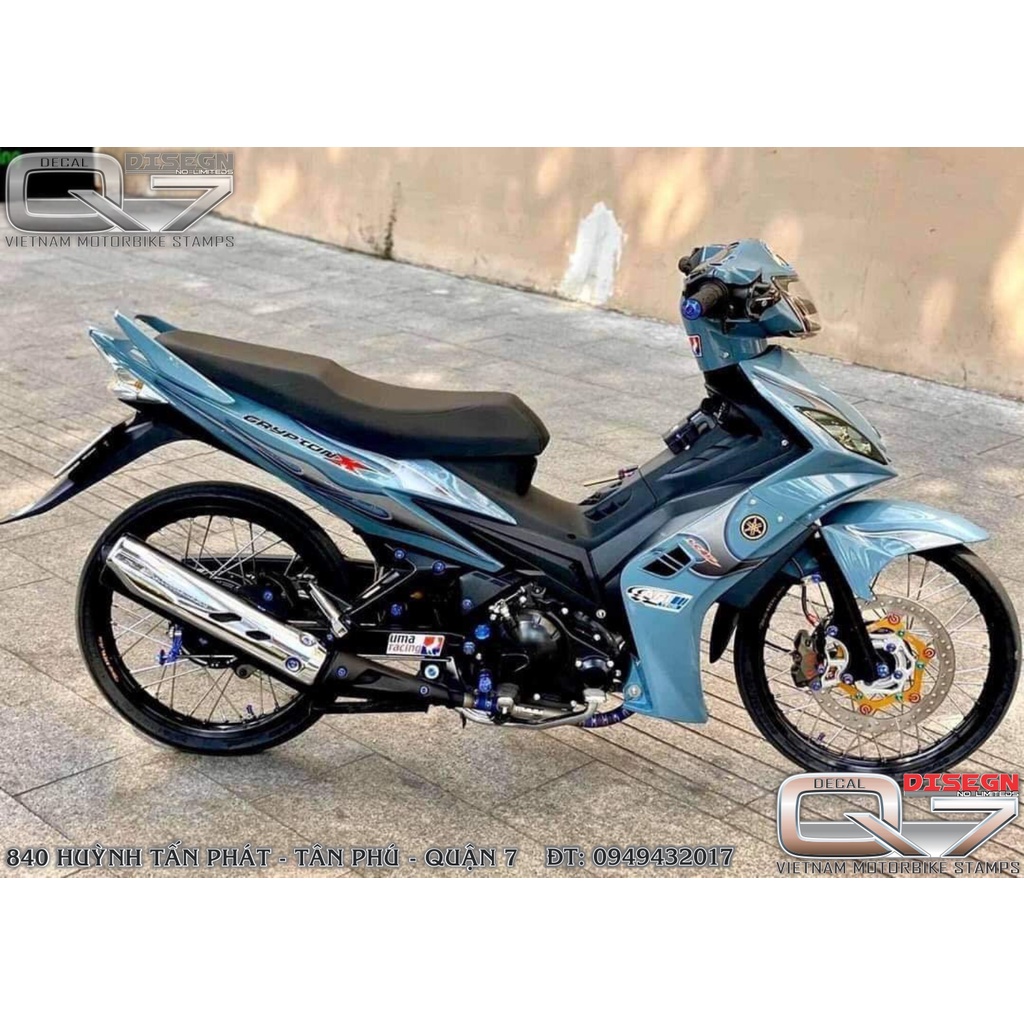 TEM RỜI EXCITER 2010 XANH XI MĂNG