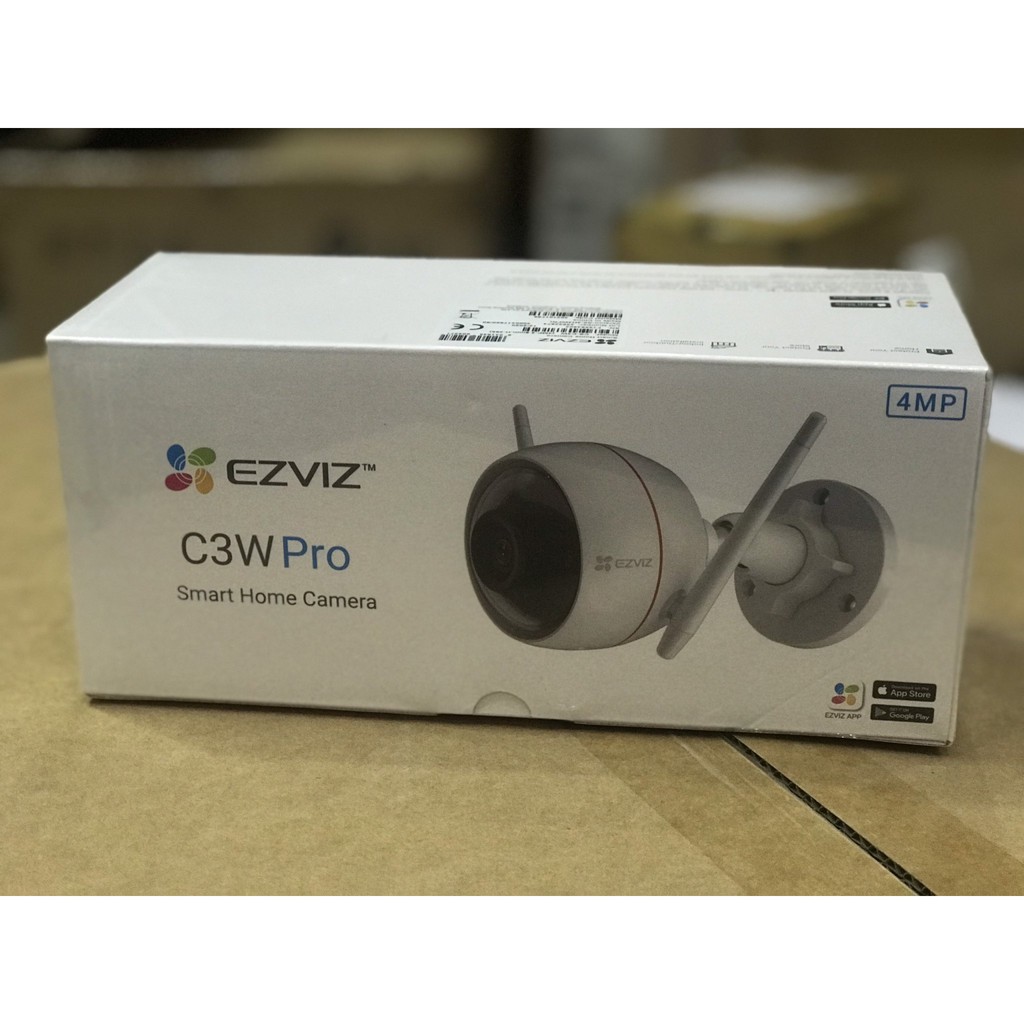 Camera Wifi Ngoài Trời Ezviz C3W Pro 4M 1440p 2K, Ezviz C3W Pro 2Mp , Ezviz C3WN 2Mp , Ezviz C3N 2Mp-Hàng Chính Hãng