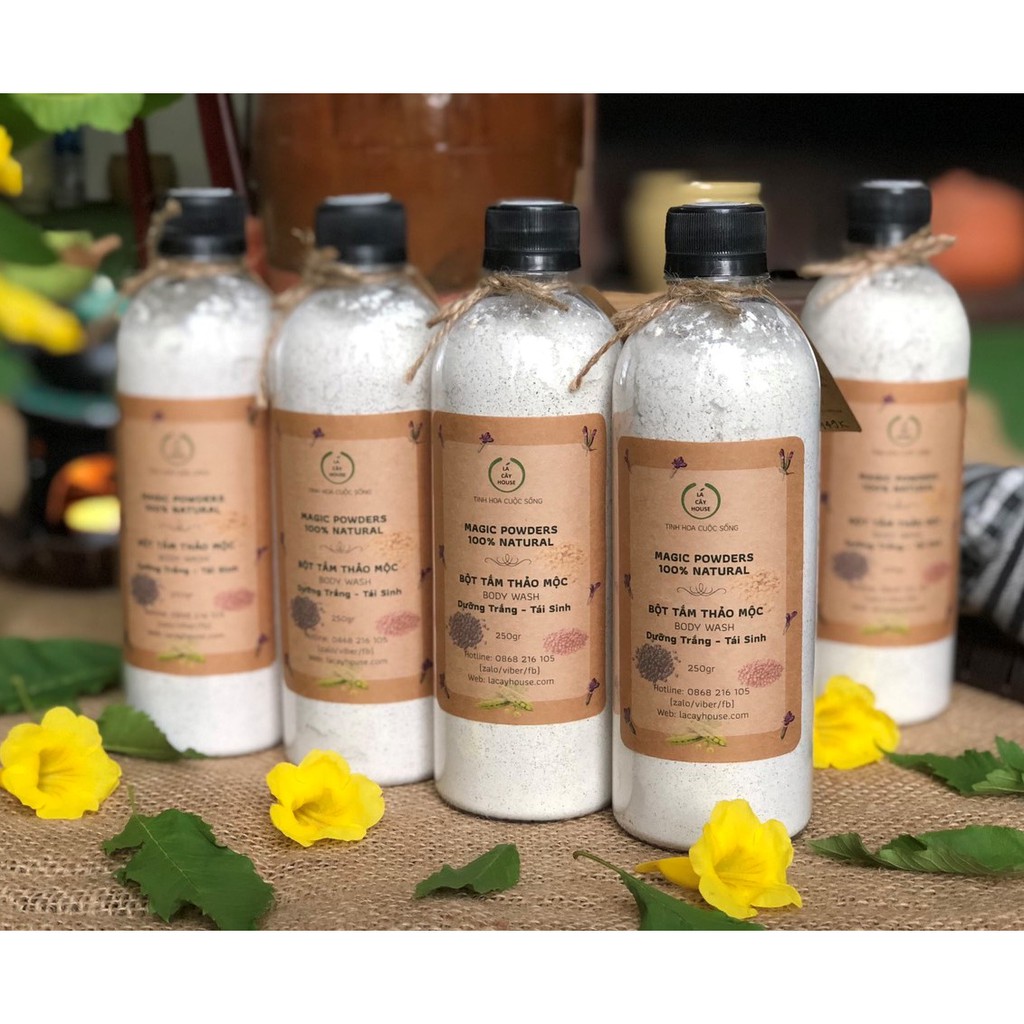 BỘT TẮM TRẮNG DƯỠNG THỂ HOA LAVENDER HANDMADE 500ml | BigBuy360 - bigbuy360.vn