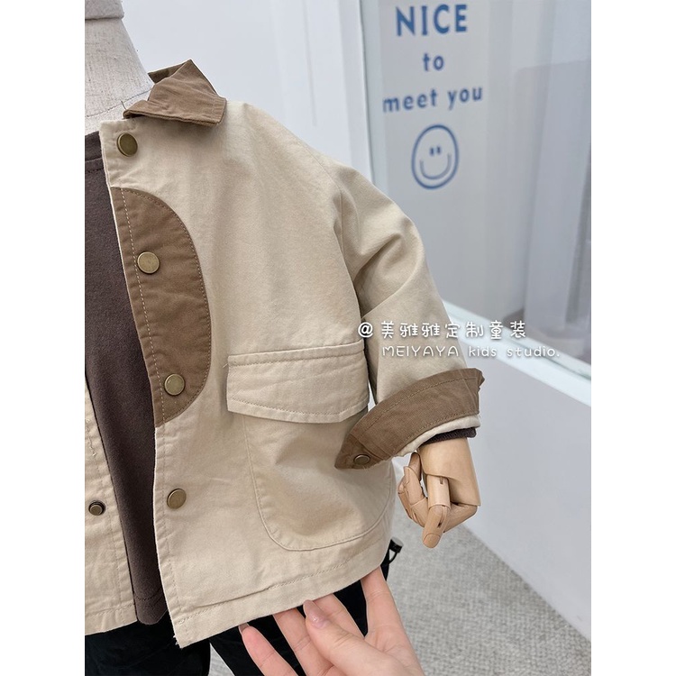 Áo Khoác Cardigan Dáng Rộng Phong Cách Nhật Hàn Nhật Bản Thời Trang Mùa Xuân Cho Trẻ Em~2022