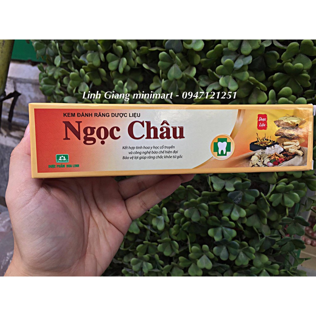 Kem đánh răng Ngọc châu dược liệu giúp bảo vệ lợi giúp răng chắc khỏe