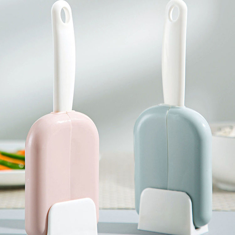 Set đế đỡ vá xới cơm tự đóng mở nắp chống bụi bẩn chống dính tiện lợi cho nhà bếp