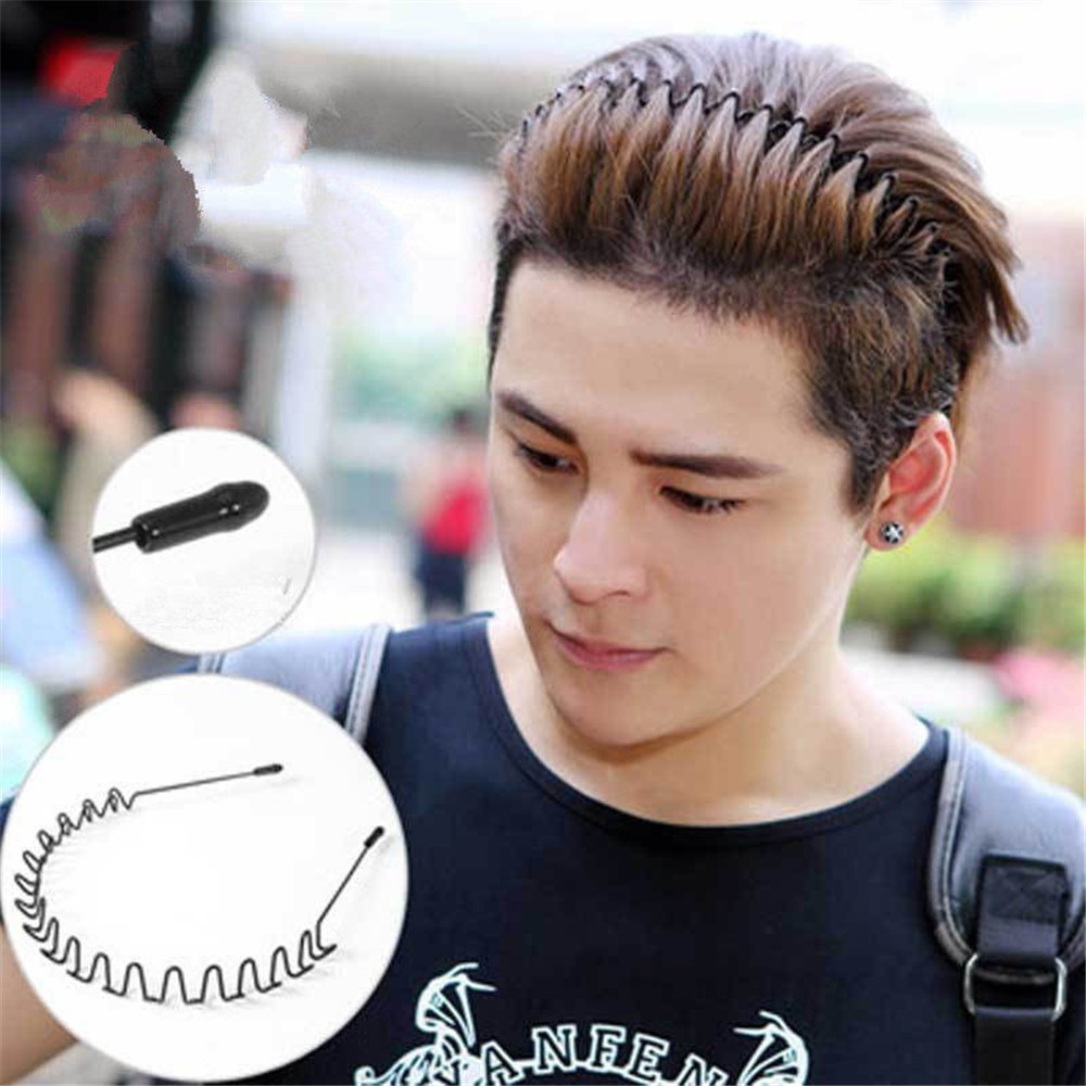 Bộ 3/ 5 cài tóc kim loại màu đen phong cách thể thao thời trang năng động dành cho cả nam và nữ