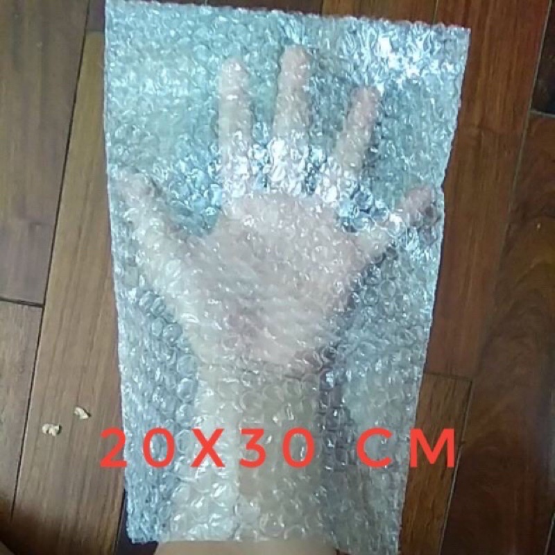 100 Túi KT: 20cm x 30cm chống sốc bọt khí đóng hàng; mỹ phẩm, phụ kiện công nghệ, hàng dễ vỡ