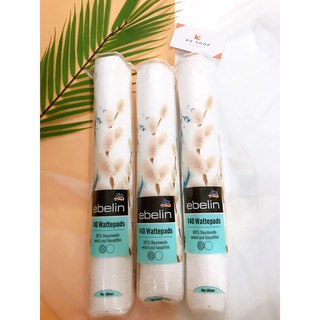 Bông Tẩy Trang Ebeline Đức 140 Miếng
