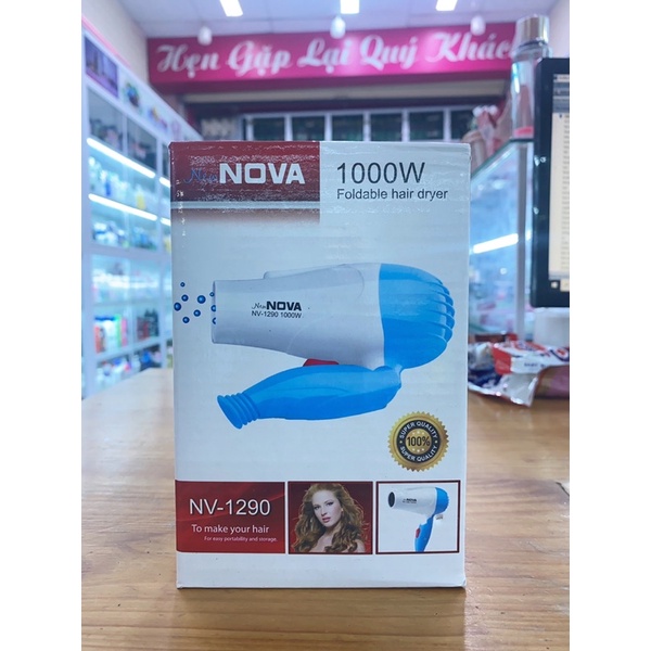 MÁY SẤY TÓC MINI GẬP GỌN NOVA 1000W