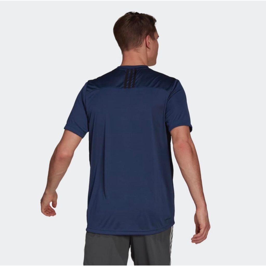 Áo phông nam Adidas - Áo Adidas M 3S Back Tee - Xanh than