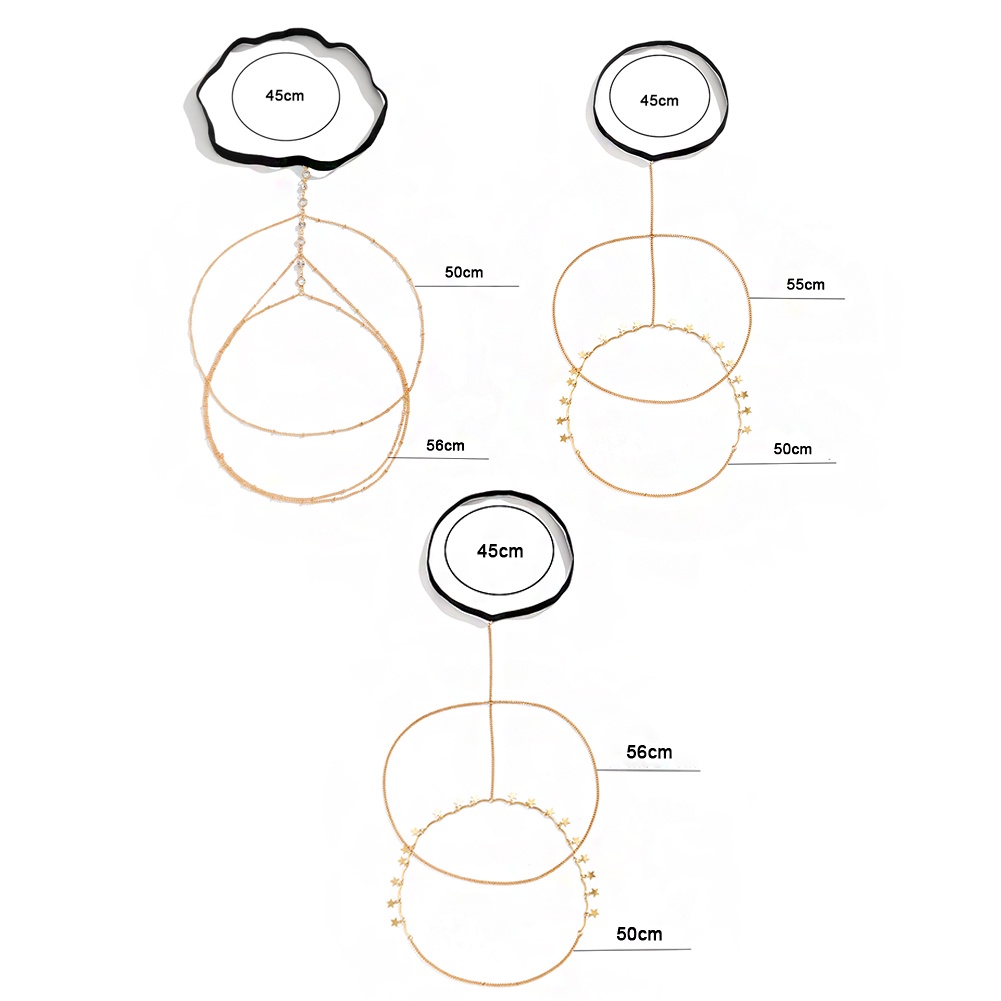 Chuỗi Dây Đeo Đùi Nhiều Lớp Đính Hạt Ngọc Trai Có Thể Điều Chỉnh Cho Nữ