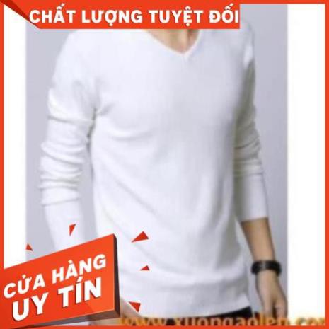 [HOT 2020]Áo len nam cổ tim sợi pha cotton - xuongaolen.com