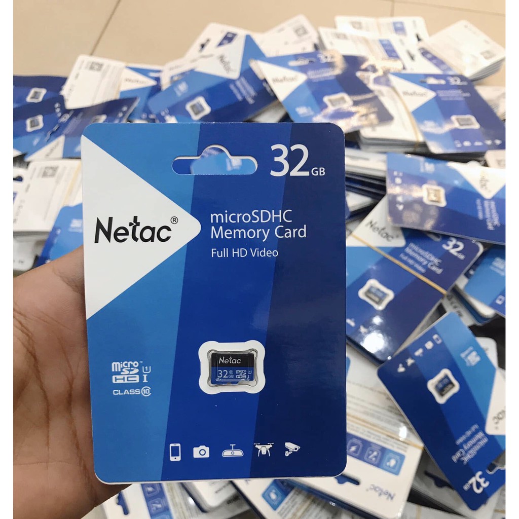 Thẻ nhớ Netac 32Gb Micro SD Class10 80Mb/s - Chính hãng bảo hành 5 năm