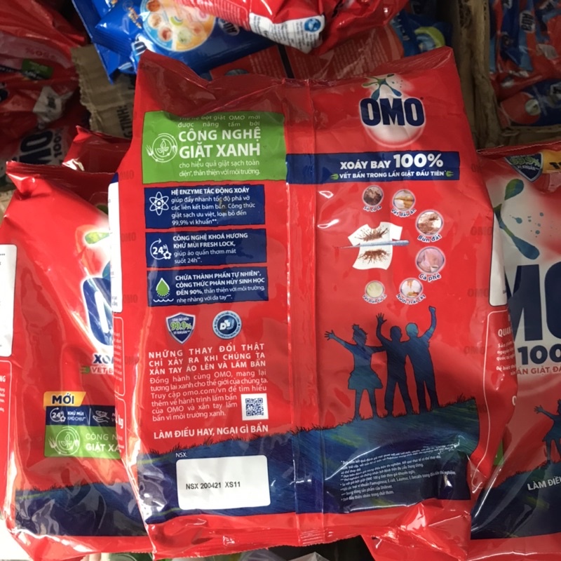 BỘT GIẶT TAY OMO 1,2kg