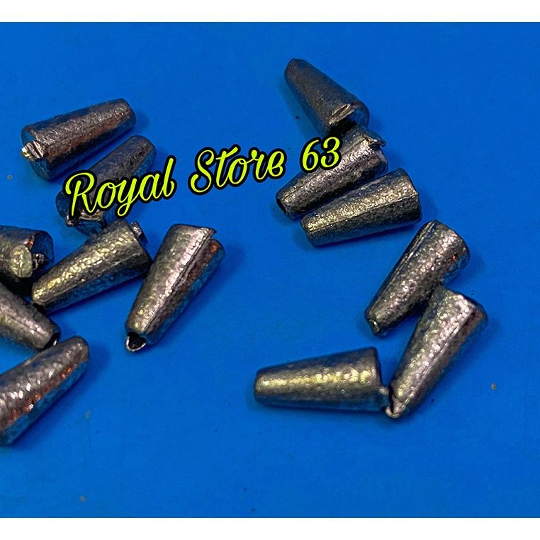 Chì xuyên tâm 2 gram để câu cá