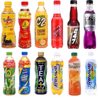 Nước Ngọt Có Ga và Trà C2, Coca, Pepsi, 7up, Không độ, Ô Long, Revive