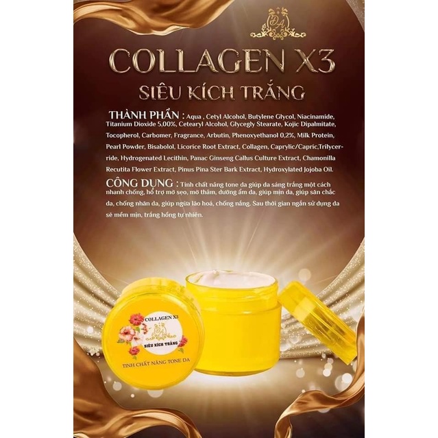 Kích Trắng Collagen X3 Đông Anh