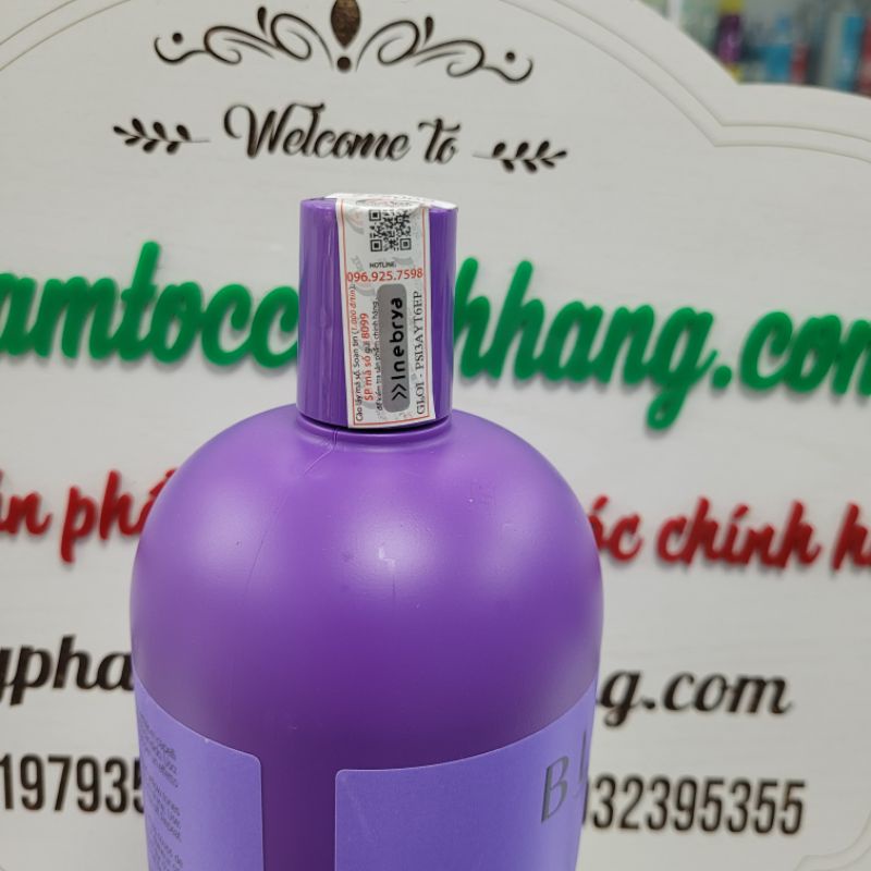 DẦU GỘI INEBRYA ICE CREAM KHỬ ÁNH VÀNG 1000ML