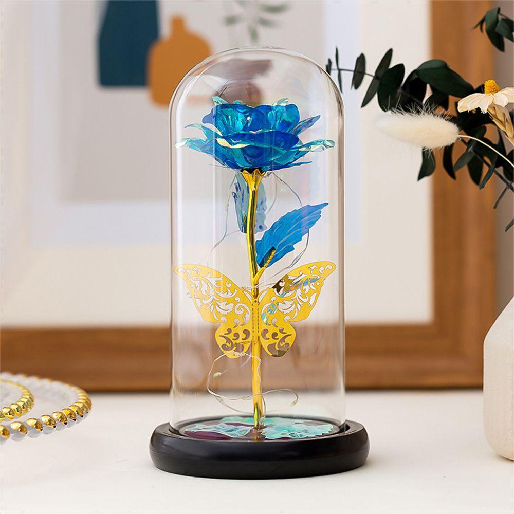 Lá Tự Nhiên Màu Sắc Tươi Tắn|Mô Hình Cặp Đôi Hoa Nhân Tạo Độc Đáo Trang Trí Ngày Valentine