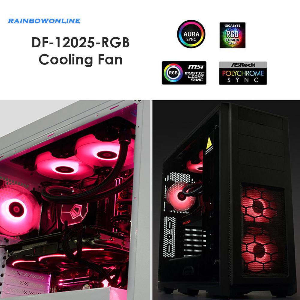 ID-COOLING Quạt Tản Nhiệt Df-12025-Rgb Pwm Pc 120mm