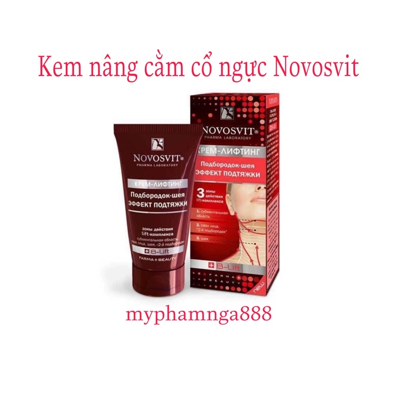 Kem nâng cằm cổ Novosvit Nga