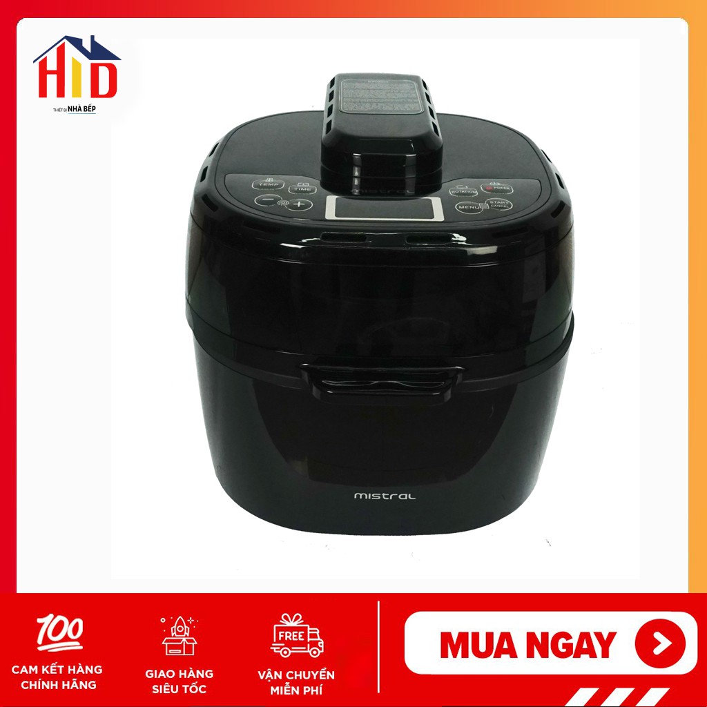 Nồi chiên Mistral MAF1200, 12 Lít, Có giá lưới inox, Malaysia