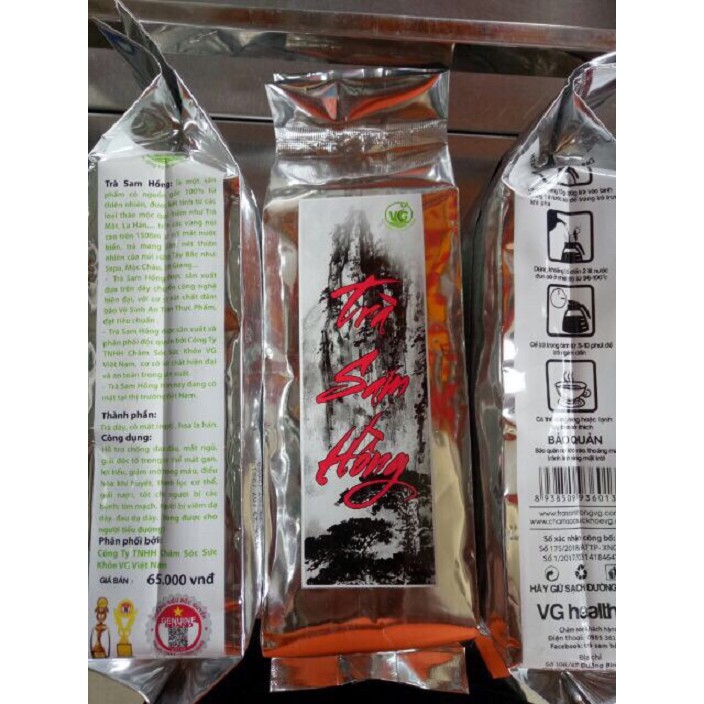 Tặng 01 quà  -khi mua 4 gói 500gr Trà Sâm Hồng 500gr