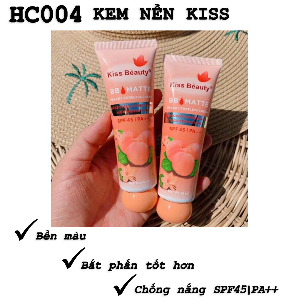 Kem Nền BB Đào  Kiss Beauty | BigBuy360 - bigbuy360.vn
