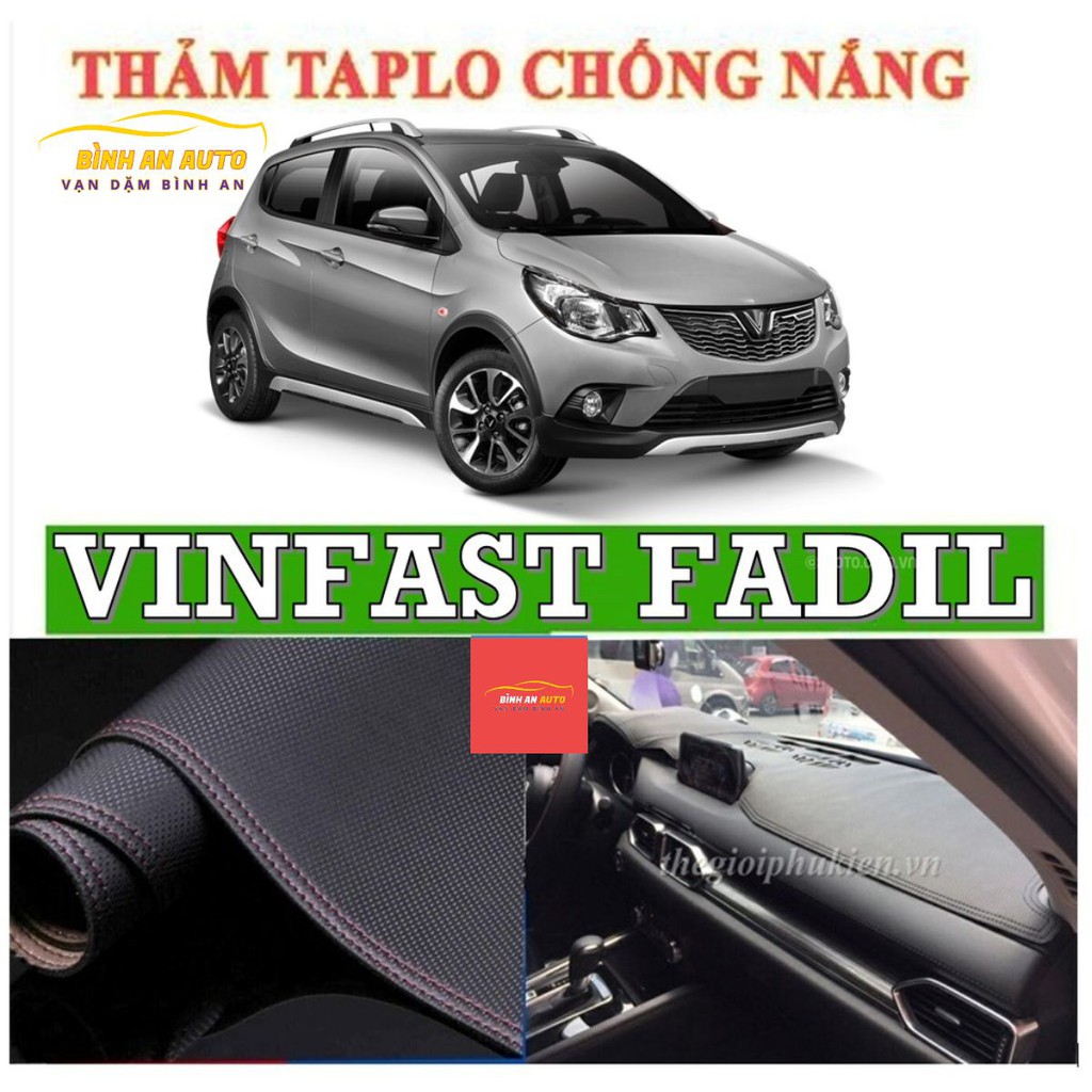 Thảm taplo VINFAST FADIL dập vân cacbon cao cấp - Bình An Auto